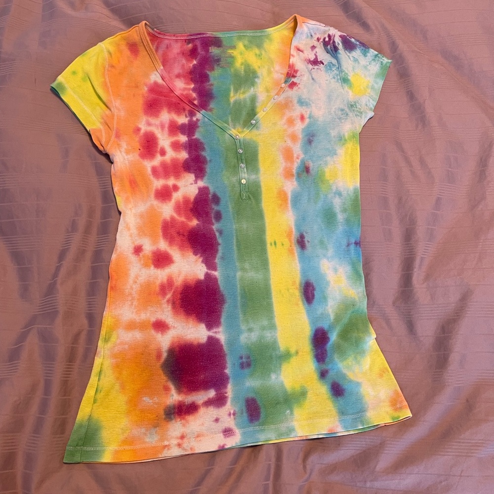 Hand tie dyed tshirt